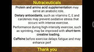 Nutraceuticals