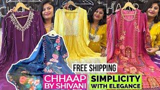 Chhaap By Shivani Brings You Smart Cotton Linen Digital Print Suits & Muslin Chinon Party Wear Suits