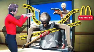 FIGHTING Granny and Grandpa at McDonalds (Bonelab VR Mods)