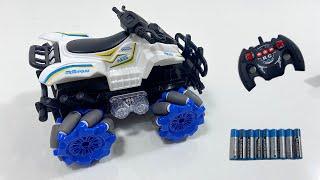 Unboxing remote control police car, famous RC speed racing car, RC dancing robot, RC supersonic car