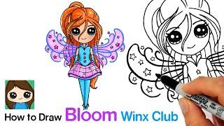 How to Draw Fairy Bloom | Winx Club