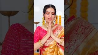 Marathi Look for Ganpati ️Ganesh Chaturthi transition |Shanika Khurmi #ashortaday #ytshorts #shorts