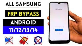 ALL SAMSUNG FRP BYPASSANDROID 11/12/13/14 FRP REMOVE - Without Pc | Google Account Unlock