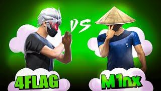 4FLAG GAMER VS M1NX️ | Fight  Of Legacy️ || FREE FIRE