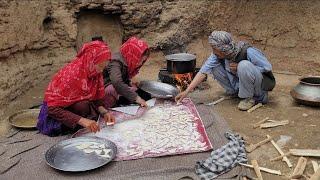 Cooking rural recipe in a Sunny day | living Underground in a Cave |Village life Afghanistan