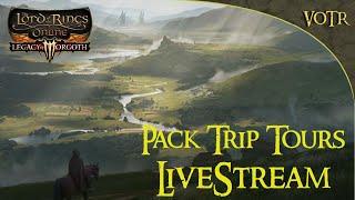 Exploring The Lord of the Rings Middle Earth - A Pack Trip Tour - LOTRO [Livestream ] [ 1440p 2k ]