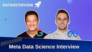 How He Aced Meta Data Science Interview 