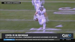 Mid-American Football Conference Announces November 4 Return