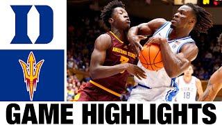 #7 Duke vs Arizona State Highlights | NCAA Men's Basketball | 2024 College Basketball