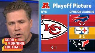 GMFB | Kyle "Breaking Down" AFC Playoff Picture: Steelers’ loss helps Bills in conference position