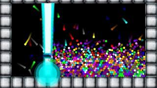 The Music Rhythm Attack - Dancefloor - Survival Proliferation Marble Race in Algodoo