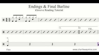 Drum Lesson - Chart Reading Endings & Barlines