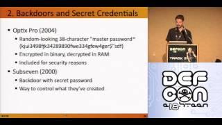 DEF CON 18 Hacking Conference Presentation By Matias Madou and Jacob West  Repelling the Wily Inside