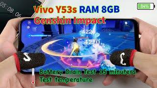 Vivo Y53s Genshin Impact Gameplay | Helio G80, 8GB