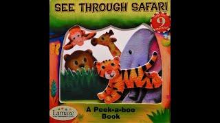 See Through Safari Book by Lamaze: Book Read Aloud, Baby Book, Peek A Boo Book #books #reading