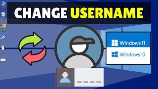 How to Change Username In Laptop and PC | Windows 10 and Windows 11 | Change Account Name Fast