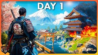 DAY 1 of the Most BEAUTIFUL Japanese Samurai Survival Game…