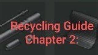 LDoE Recycling, Chapter 2: Firearms.