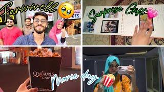 Saying Goodbye to our Friend | Surprise gifts | Movie day