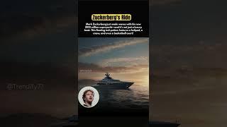 Mark Zuckerberg's $100M Superyacht: Helipad, Crane & Basketball Court?! ️