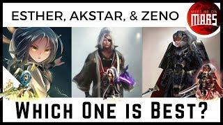 WHICH ONE IS BETTER? Esther VS Akstar VS Zeno of the Beta Star | FFBE