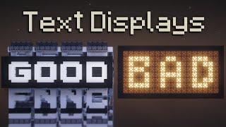 Reinventing the World of Text Displays