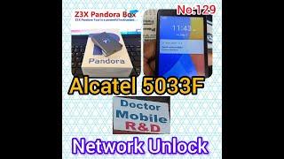 Alcatel 5033F Network Unlock Using  Z3X Pandora Box