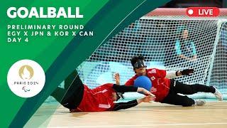 Goalball - Preliminary Round - EGY X JPN & KOR X CAN | Day 4 | Paris 2024 Paralympics