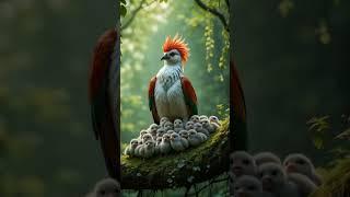 The Miracle of the Mother: Warm Protection in the Forest Nest #shortvideo #shorts#short #birds#music