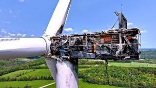 DEMOLITION | Damaged Wind Turbine