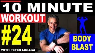 10 Minute Stay At Home Workout #24 with Peter Liciaga