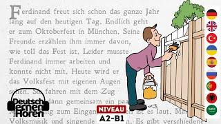 #764 Deutsch lernen mit Geschichten | Deutsch lernen durch Hören - A2-B1 - zum Hören und Lesen