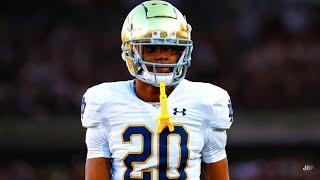 The Human Seatbelt  || Notre Dame CB Benjamin Morrison Highlights  ᴴᴰ