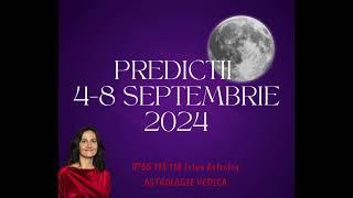 ASTROLOGIE VEDICA. PREDICTII 4-8 SEPTEMBRIE 2024