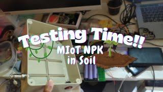 Testing! | NPK MIoT in Soil using ES8266 with Mqtt