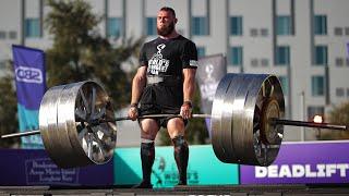 WORLD RECORD: Oleksii Novikov Lifts 1,185 LBS 18" Partial Deadlift | 2020