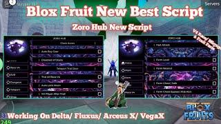 [ZORO HUB] Blox Fruit Script Pastebin 2024 AUTO FARM | FRUIT & LEVEL FARM | RACE V4 | RAID (NO KEY)