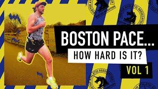 Boston Marathon Qualifying Pace - Surprising Time Trial Training Run! - #BostonPace vol 1