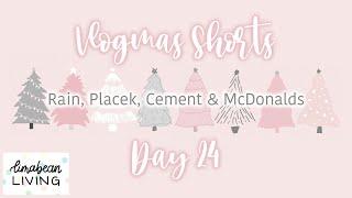 VLOGMAS Day 24: Rain, Placek, Cement & McDonalds #vlogmas #vlogmas2021 #vlogmasshorts