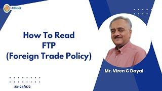 How to Read FTP | Mr. Viren C. Dayal