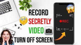 How to record video on iphone with screen locked |How to record video on iphone with turn off screen