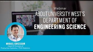 Webinar - University West's Engineering Department