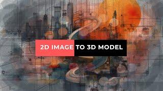 2D image to 3D model-ComfyUI 3D model reconstruction #3d #ai #comfyui