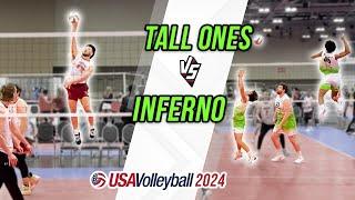 OLD RIVALS  : Inferno vs Tall Ones l USAV 2024 (Match 7 - Playoffs) Volleyball