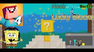 Noob vs Pro vs Hacker 4: Lucky Block - Android Gameplay | 1080p 60fps