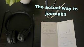 How to journal for self growth