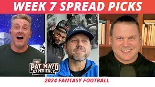 2024 NFL Week 7 Spread Picks, Game Predictions & Cooper, Adams Trades | Cust Corner: Inclusive Gyms