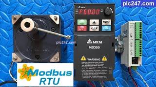 DVP 14SS2 "Modbus RTU" DELTA MS300 VFD