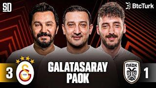 "LİGDE DE AVRUPA'DA DA ÖNÜ AÇIK" | Galatasaray 3-1 PAOK, Yunus Akgün, Osimhen, Icardi, Okan Buruk