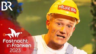 Michl Müller als Bauarbeiter | Fastnacht in Franken 2023 | BR